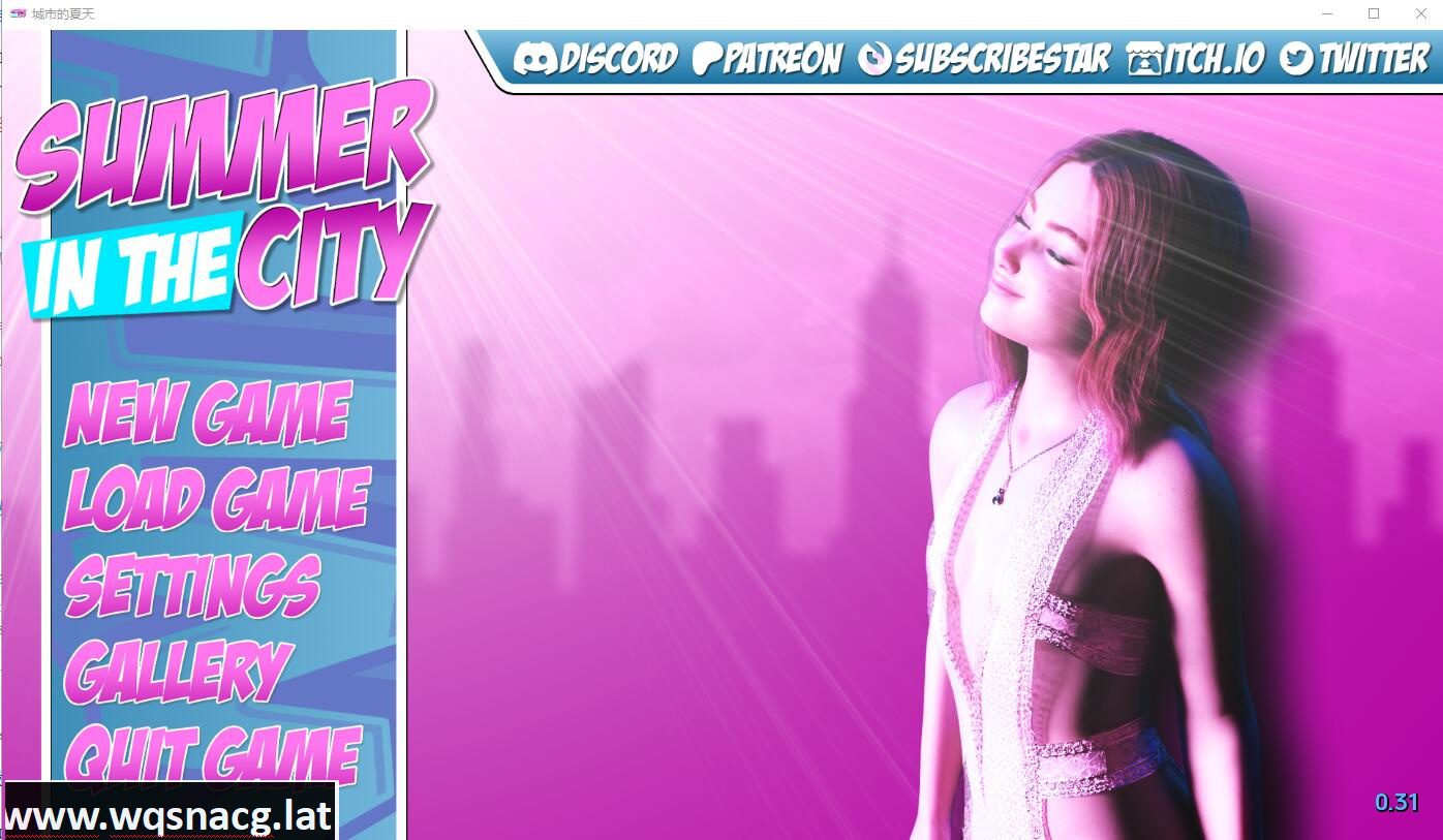 [欧美SLG/汉化] 城市的夏天 SummerIn The City-0.31 PC+安卓汉化版 [3.1G]-造梦少女游戏造梦少女游戏网