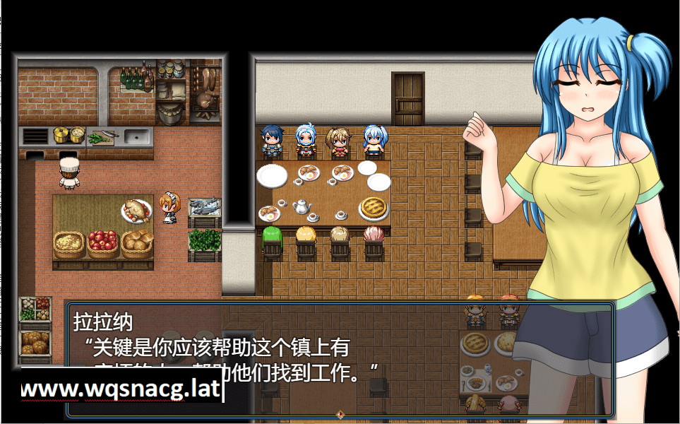 [日系RPG/汉化/动态] 看板娘和小劳动 云翻汉化版 多结局/多选项 [多空/1.4G]-造梦少女游戏造梦少女游戏网