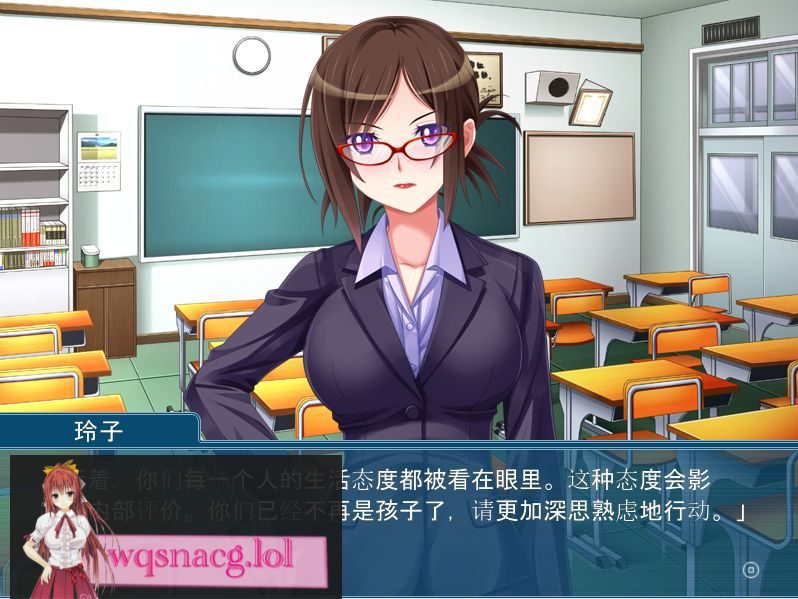 [ADV/汉化] 美女女教师是无法违抗我的~隐藏在眼镜后面的被虐和银欲~AI汉化版600M-造梦少女游戏造梦少女游戏网