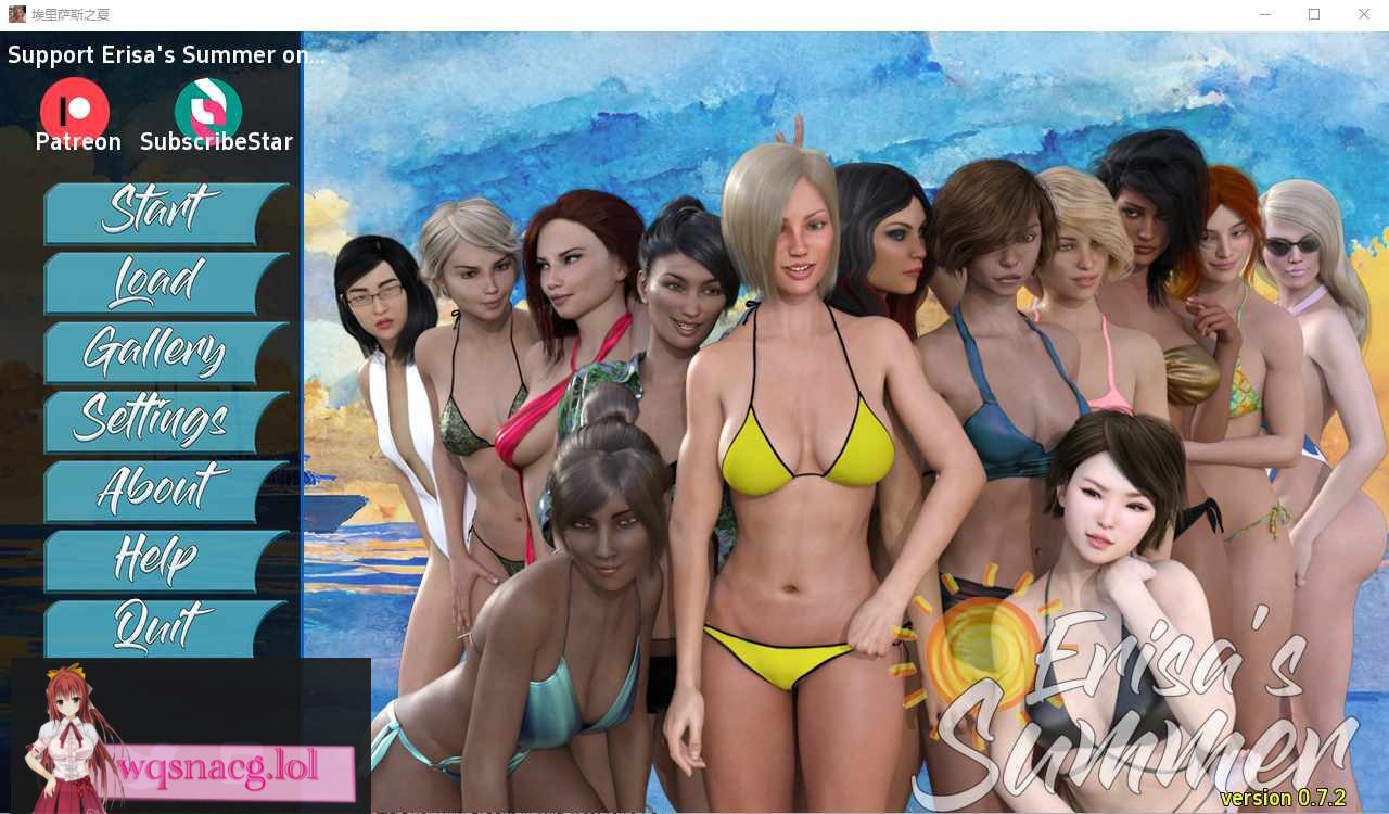 [SLG/汉化] 厄丽莎的夏天 Erisa’s Summer [v0.7.2] PC+安卓汉化版3.2G-造梦少女游戏造梦少女游戏网
