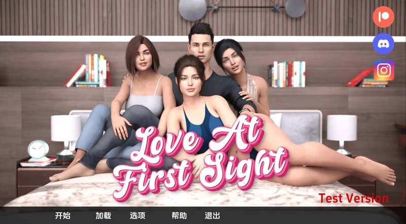[欧美SLG/动态] 一见钟情（Love at First Sight）V0.1 PC+安卓 汉化中文 1.7G-造梦少女游戏造梦少女游戏网