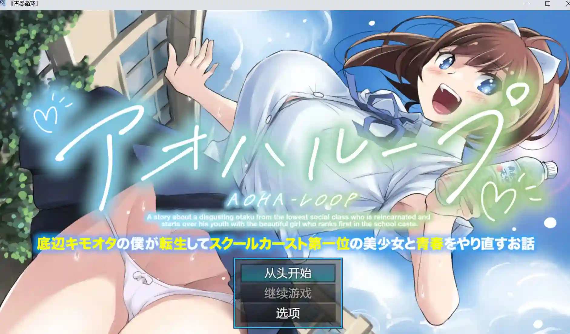 青春轮回 身为底层恶心宅的我转生后与校园阶级第一的美少女重过青春 v1.0.1汉化-造梦少女游戏造梦少女游戏网