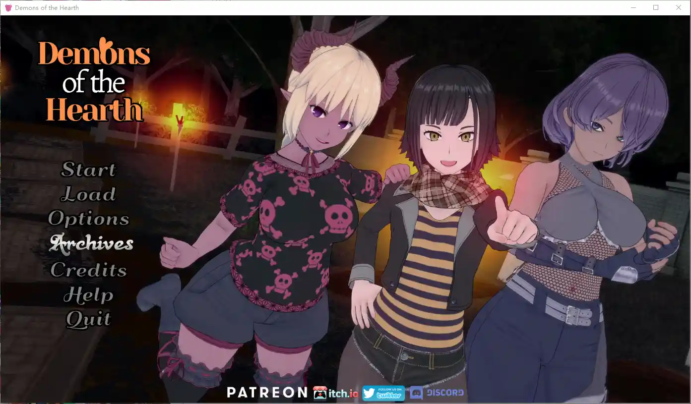 炉膛恶魔 Demons of the Hearth|欧美剧情SLG 汉化版-造梦少女游戏造梦少女游戏网