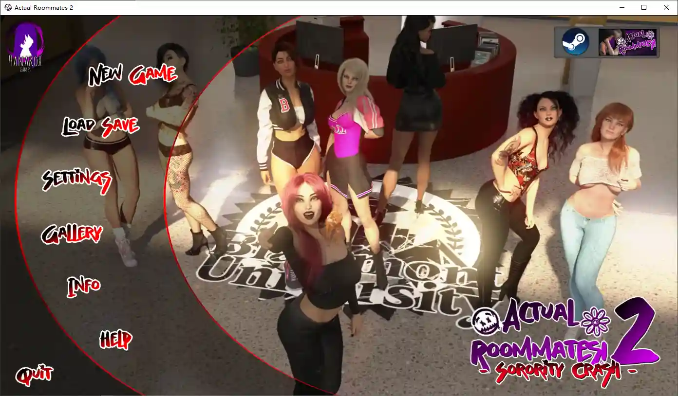 实际室友2 - 联谊会崩溃 Actual Roommates 2 汉化版 SLG校园剧情-造梦少女游戏造梦少女游戏网
