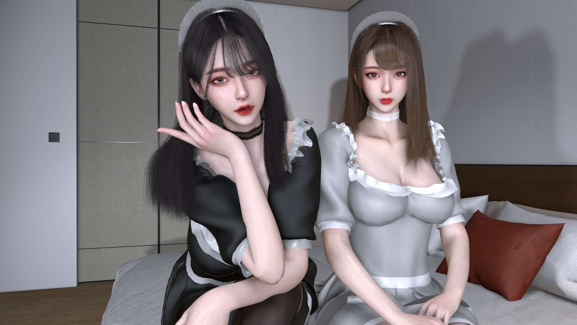 姊妹的侍奉 游戏截图 女仆互动